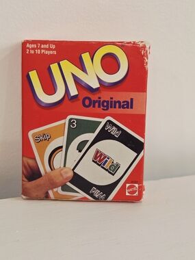 Vintage 1999 UNO Original Card Game by Mattel - Cards SEALED